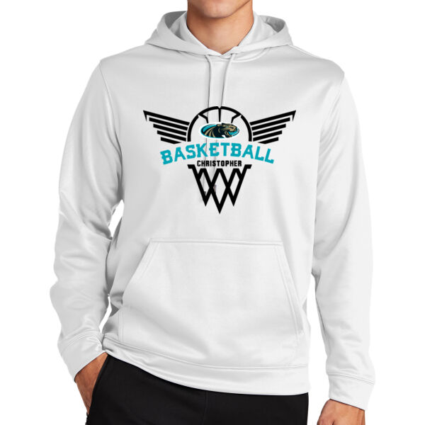 Christopher Girls Basketball Sport Wick Fleece Hooded Pullover Thumbnail