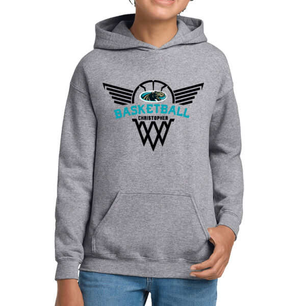 Christopher Girls Basketball Youth Heavy Blend Hooded Sweatshirt Thumbnail
