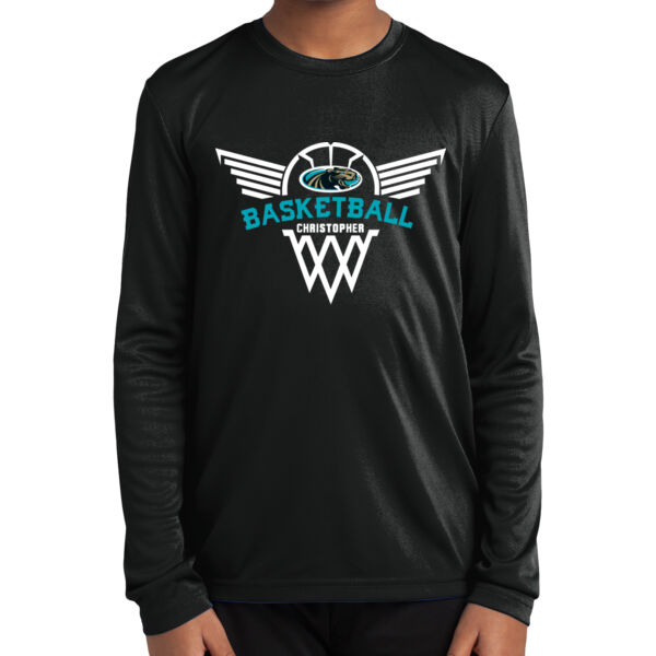 Christopher Girls Basketball Youth Long Sleeve PosiCharge Competitor Tee Thumbnail