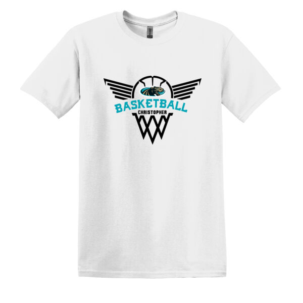 Christopher Girls Basketball Heavy Cotton 100% Cotton T Shirt Thumbnail
