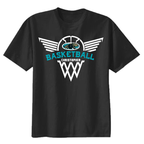 Christopher Girls Basketball Youth Heavy Cotton 100% Cotton T Shirt Thumbnail