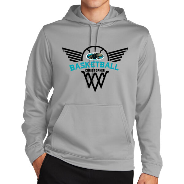 Christopher Girls Basketball Sport Wick Fleece Hooded Pullover Thumbnail