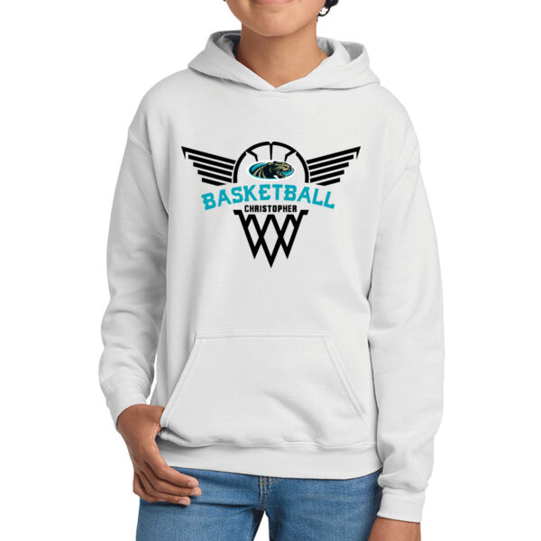 Christopher Girls Basketball Youth Heavy Blend Hooded Sweatshirt Thumbnail