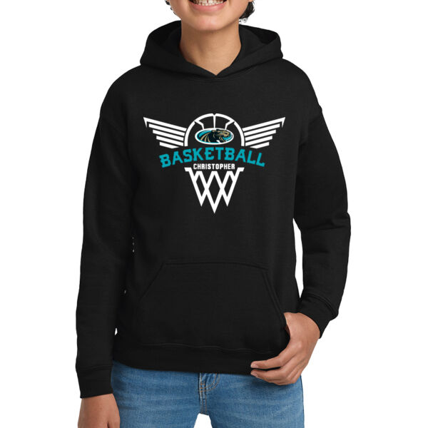 Christopher Girls Basketball Youth Heavy Blend Hooded Sweatshirt Thumbnail