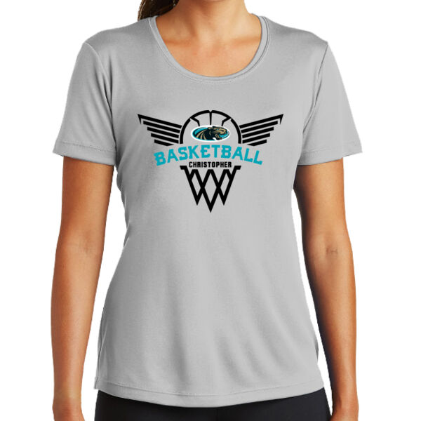 Christopher Girls Basketball Ladies PosiCharge Competitor Tee Thumbnail