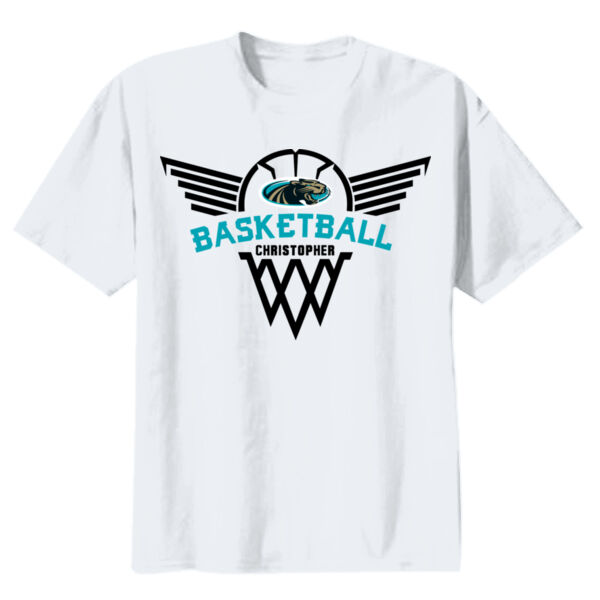 Christopher Girls Basketball Youth Heavy Cotton 100% Cotton T Shirt Thumbnail