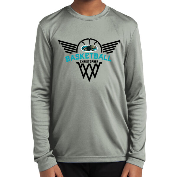 Christopher Girls Basketball Youth Long Sleeve PosiCharge Competitor Tee Thumbnail
